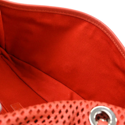Chanel Red Perforated Calfskin Up in the Air Shoulder Bag