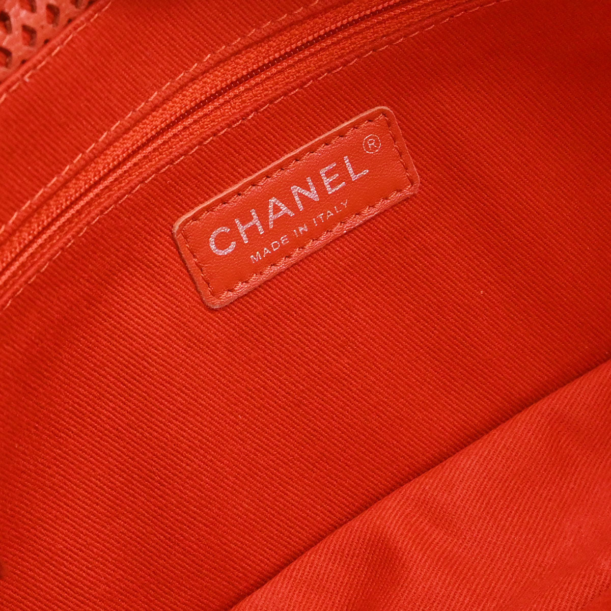 Chanel Red Perforated Calfskin Up in the Air Shoulder Bag