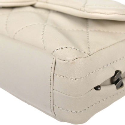 Chanel 2006-2008 Ivory Calfskin Modern Chain Flap Bag Handbag