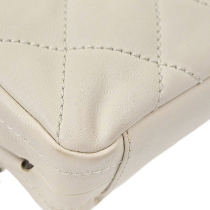 Chanel 2006-2008 Ivory Calfskin Modern Chain Flap Bag Handbag
