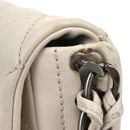 Chanel 2006-2008 Ivory Calfskin Modern Chain Flap Bag Handbag
