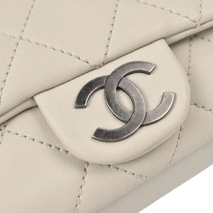 Chanel 2006-2008 Ivory Calfskin Modern Chain Flap Bag Handbag