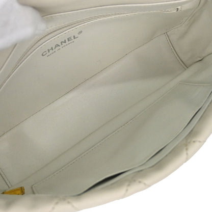 Chanel 2006-2008 Ivory Calfskin Modern Chain Flap Bag Handbag