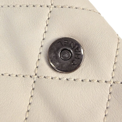 Chanel 2006-2008 Ivory Calfskin Modern Chain Flap Bag Handbag