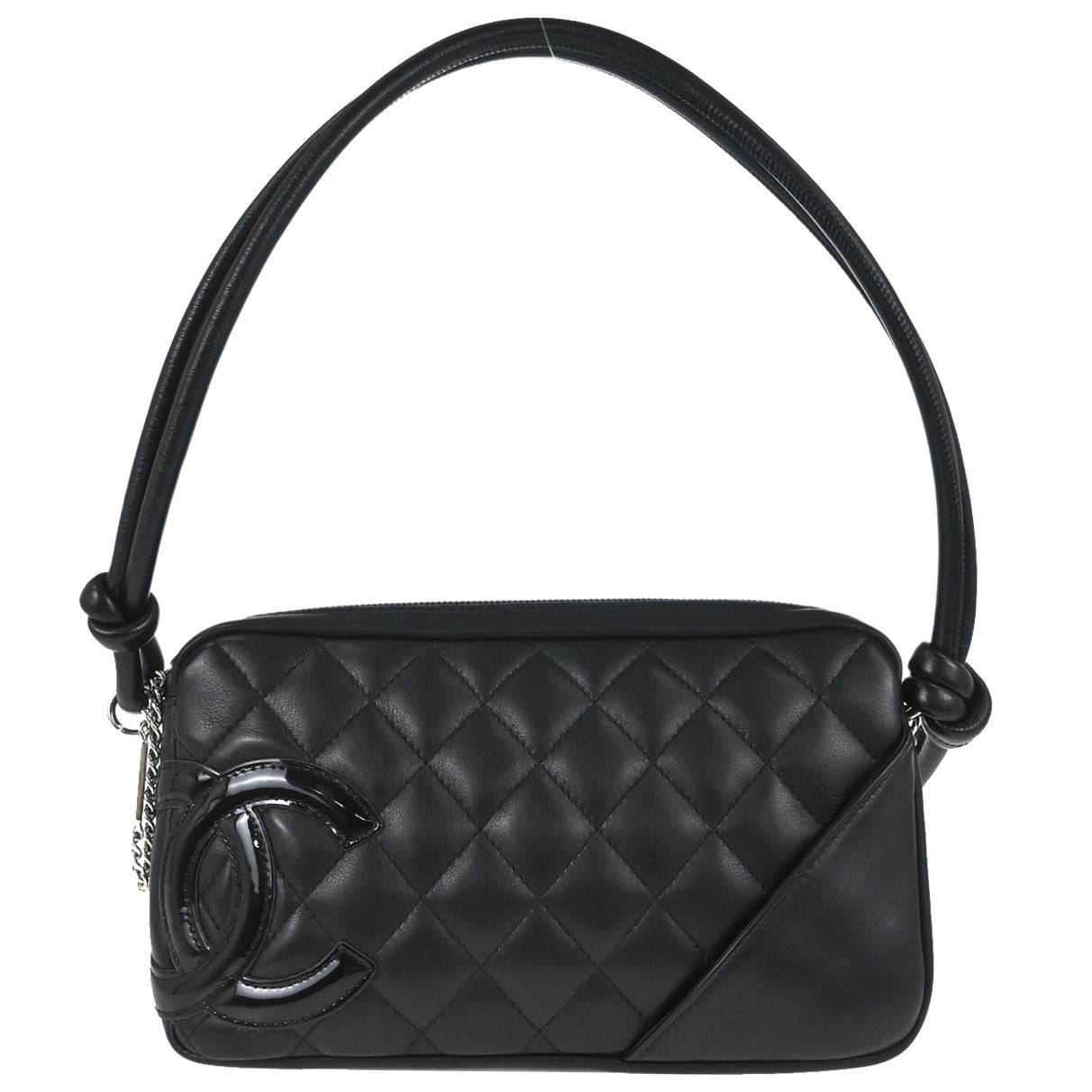 Chanel Black Calfskin Cambon Ligne Handbag