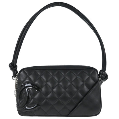 Chanel Black Calfskin Cambon Ligne Handbag