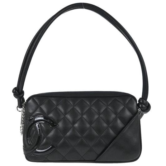 Chanel Black Calfskin Cambon Ligne Handbag