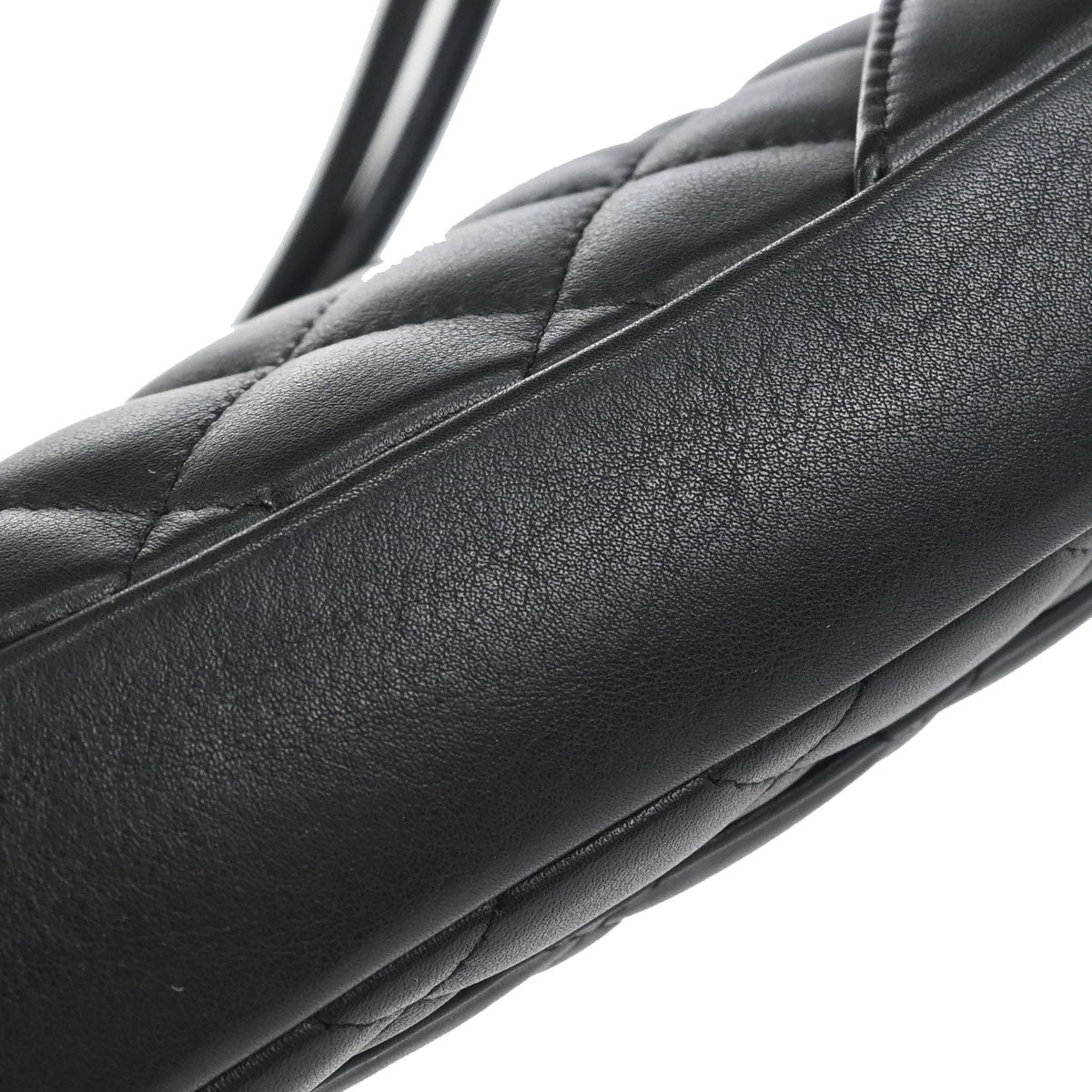 Chanel Black Calfskin Cambon Ligne Handbag