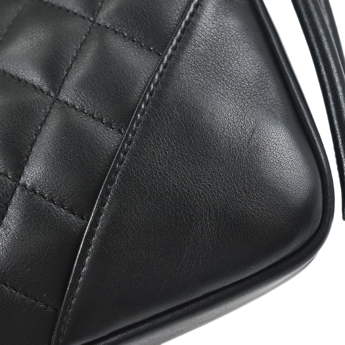 Chanel Black Calfskin Cambon Ligne Handbag
