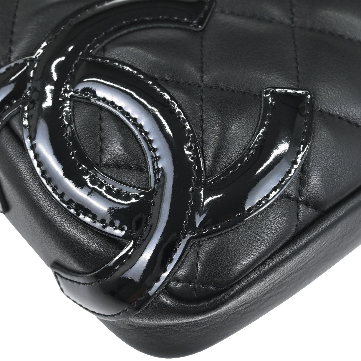 Chanel Black Calfskin Cambon Ligne Handbag
