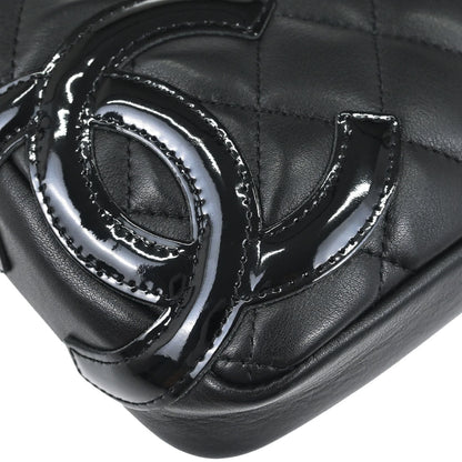 Chanel Black Calfskin Cambon Ligne Handbag