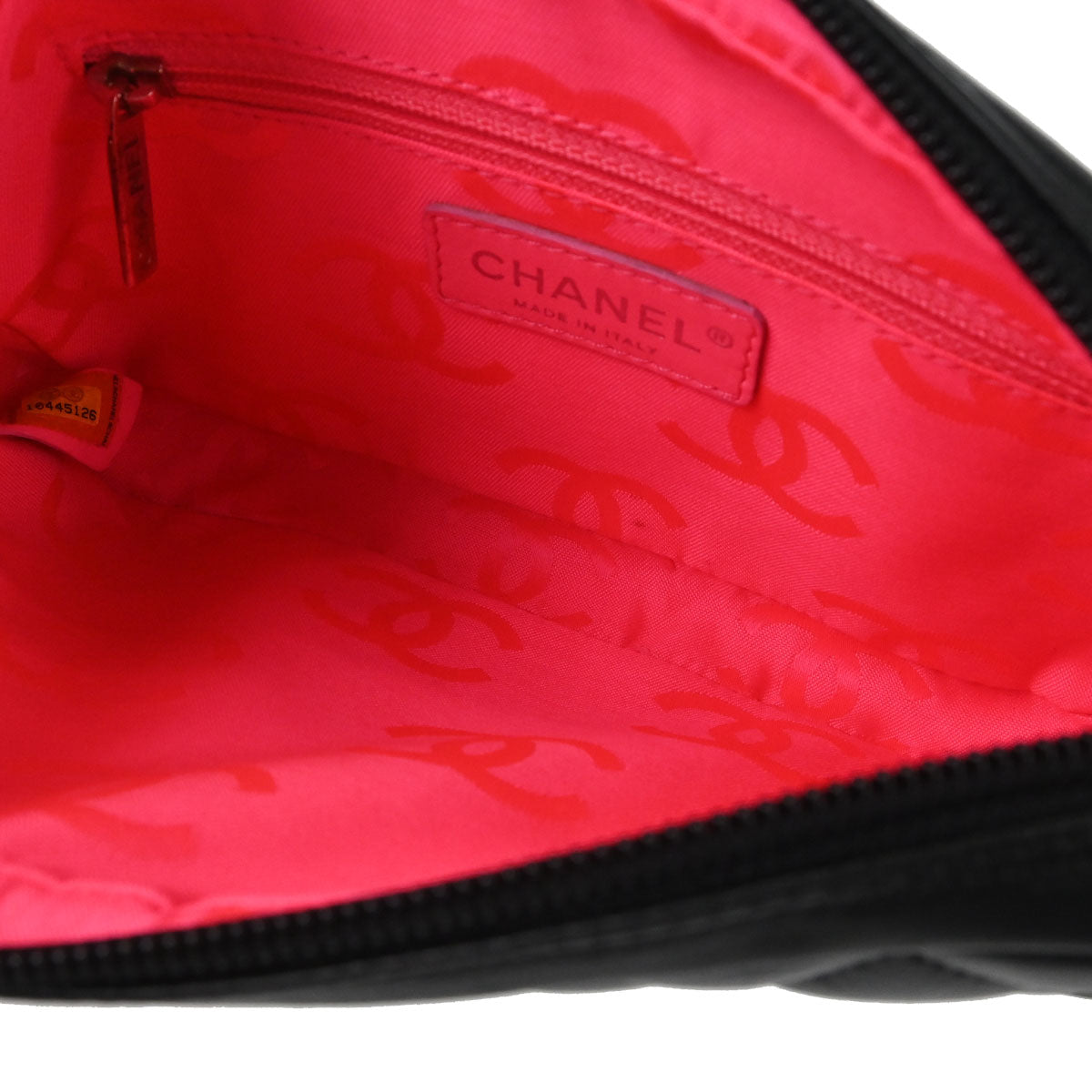 Chanel Black Calfskin Cambon Ligne Handbag