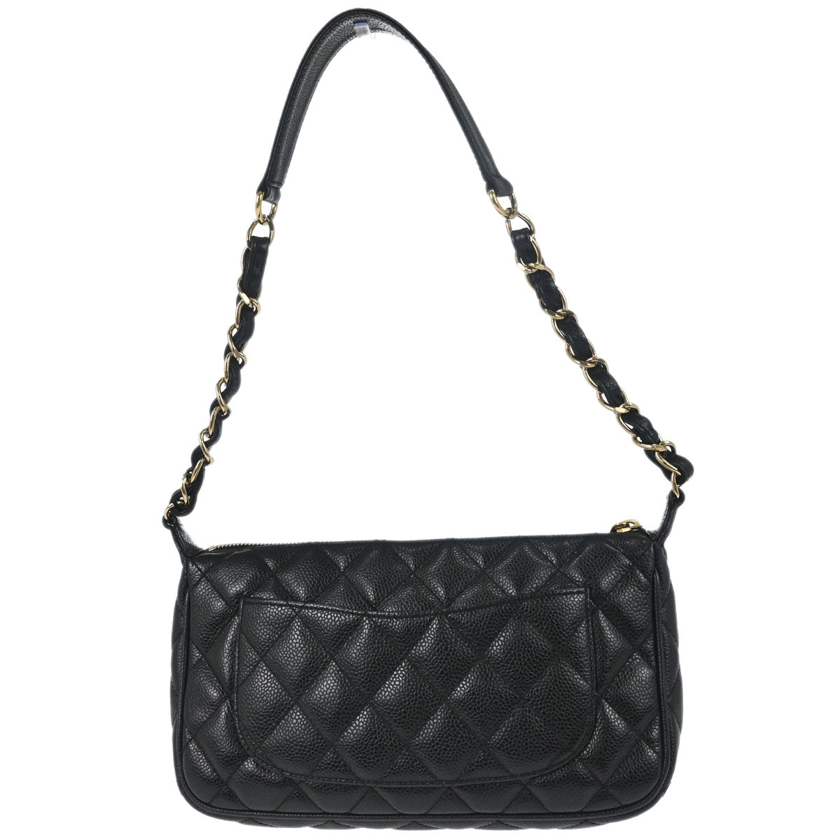 Chanel Black Caviar Skin Handbag