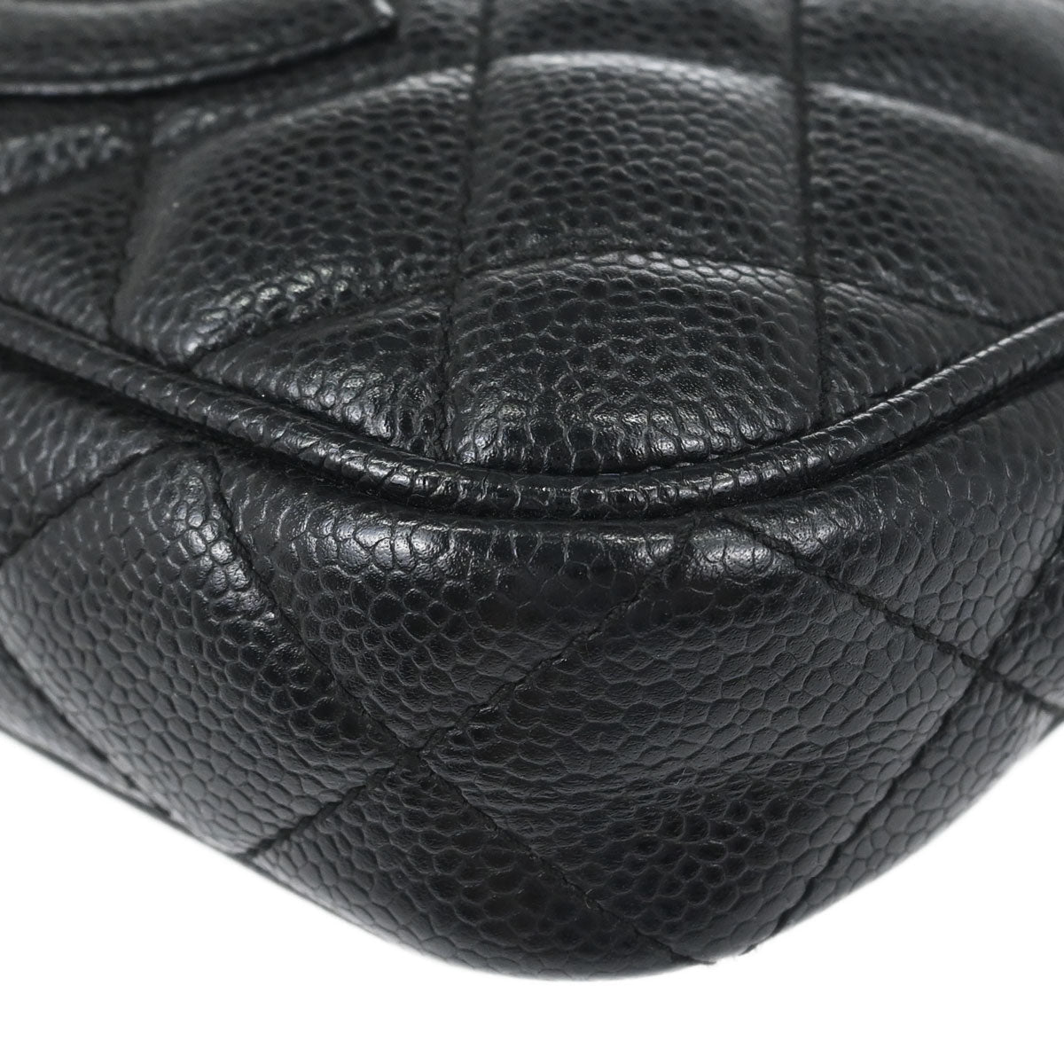 Chanel Black Caviar Skin Handbag