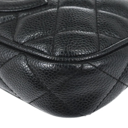 Chanel Black Caviar Skin Handbag