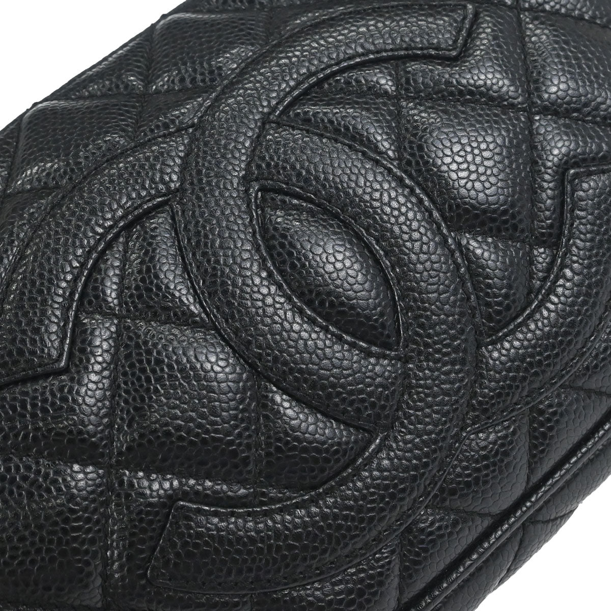 Chanel Black Caviar Skin Handbag
