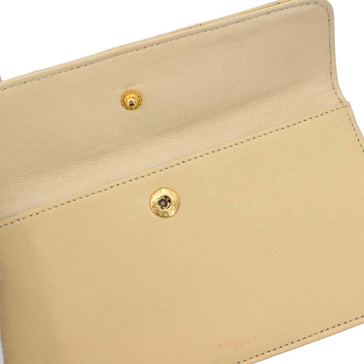 Chanel Beige Lambskin Shoulder Bag