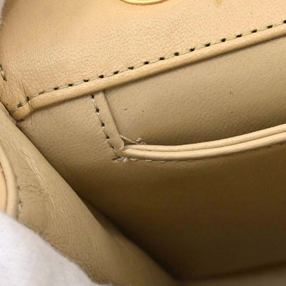 Chanel Beige Lambskin Shoulder Bag