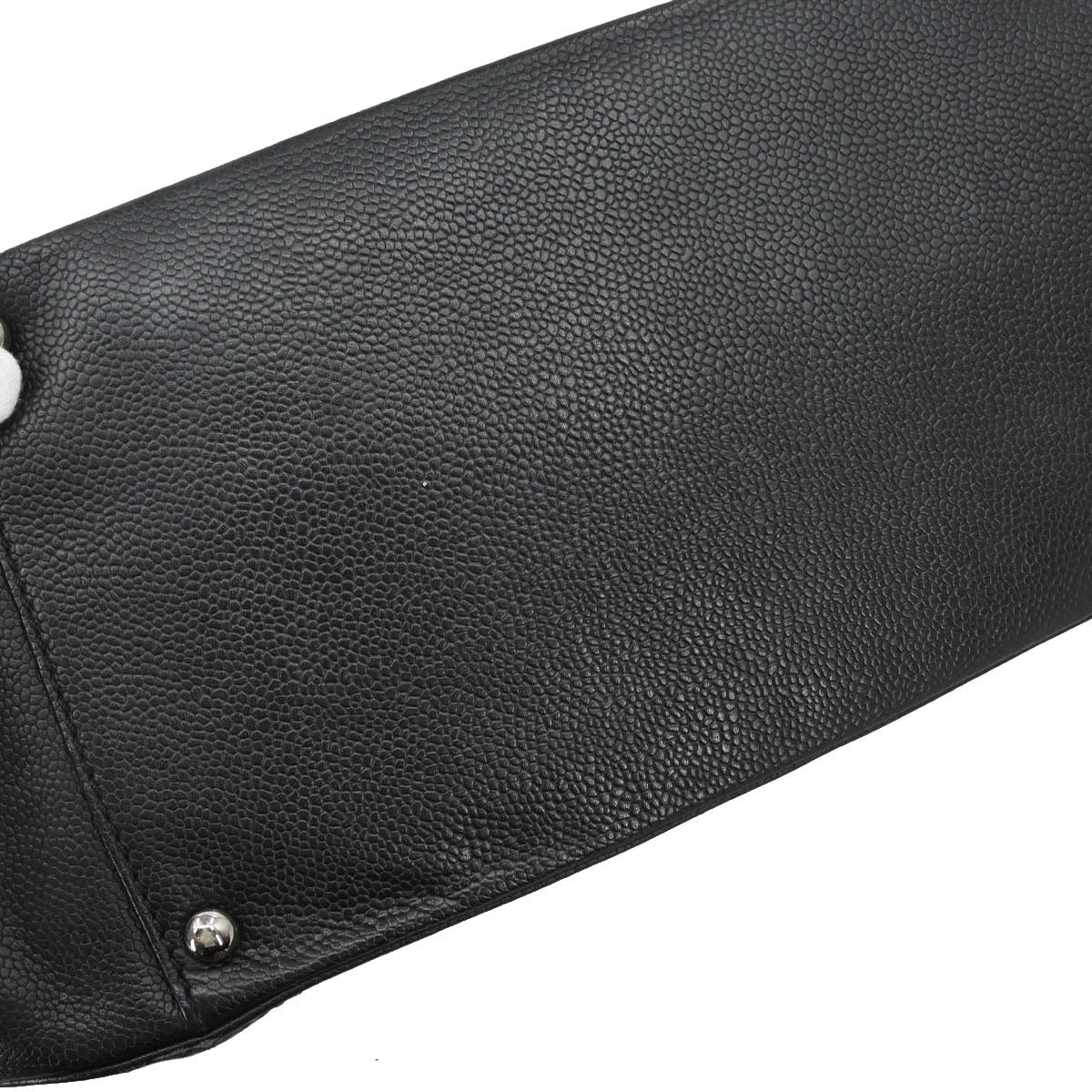 Chanel Black Caviar Skin Mademoiselle Lock Handbag