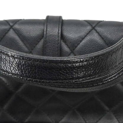 Chanel Black Caviar Skin Mademoiselle Lock Handbag