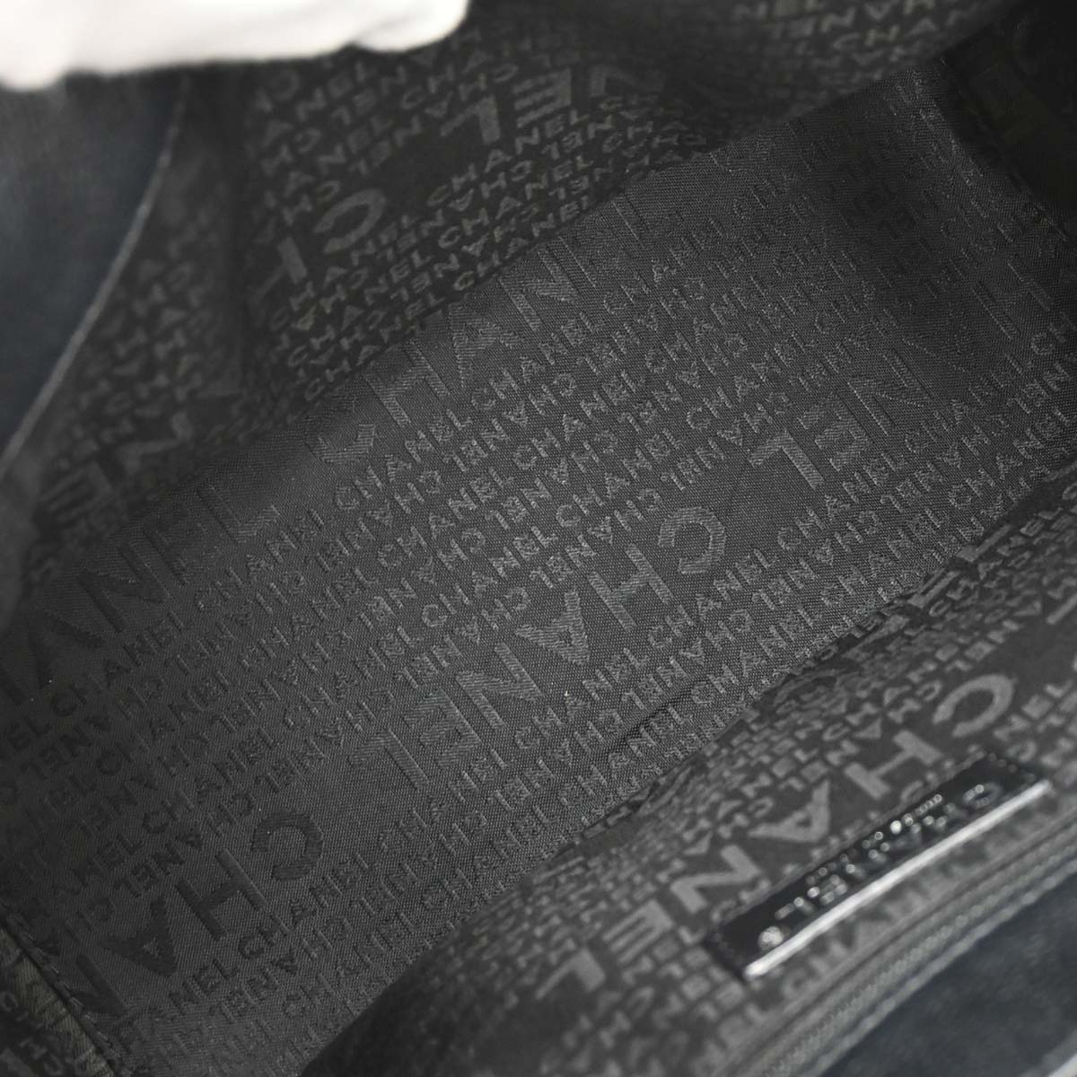 Chanel Black Caviar Skin Mademoiselle Lock Handbag