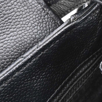 Chanel Black Caviar Skin Mademoiselle Lock Handbag