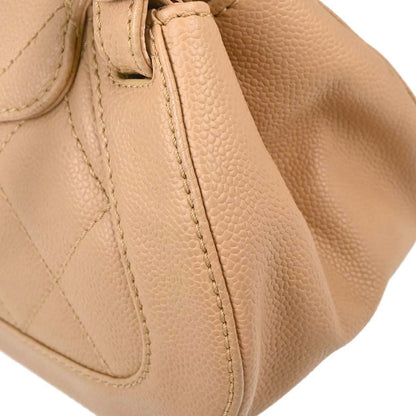 Chanel Beige Caviar Mademoiselle Lock Handbag