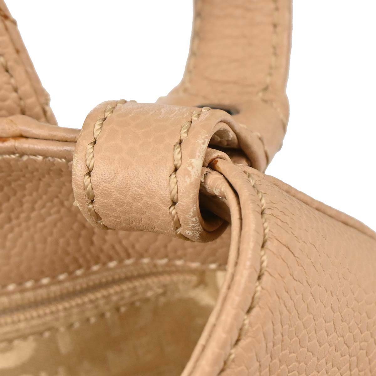 Chanel Beige Caviar Mademoiselle Lock Handbag