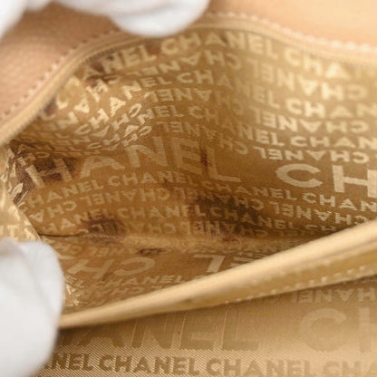 Chanel Beige Caviar Mademoiselle Lock Handbag