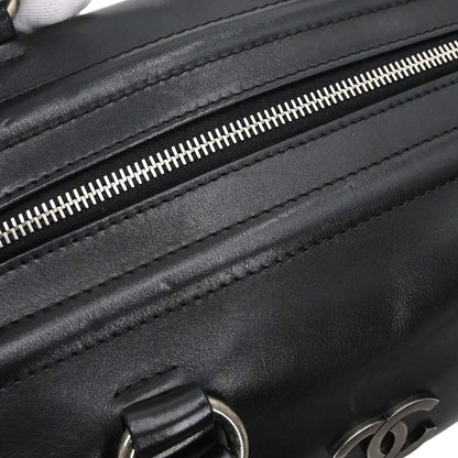 Chanel Black Calfskin Country Ride Doctor Bag Handbag