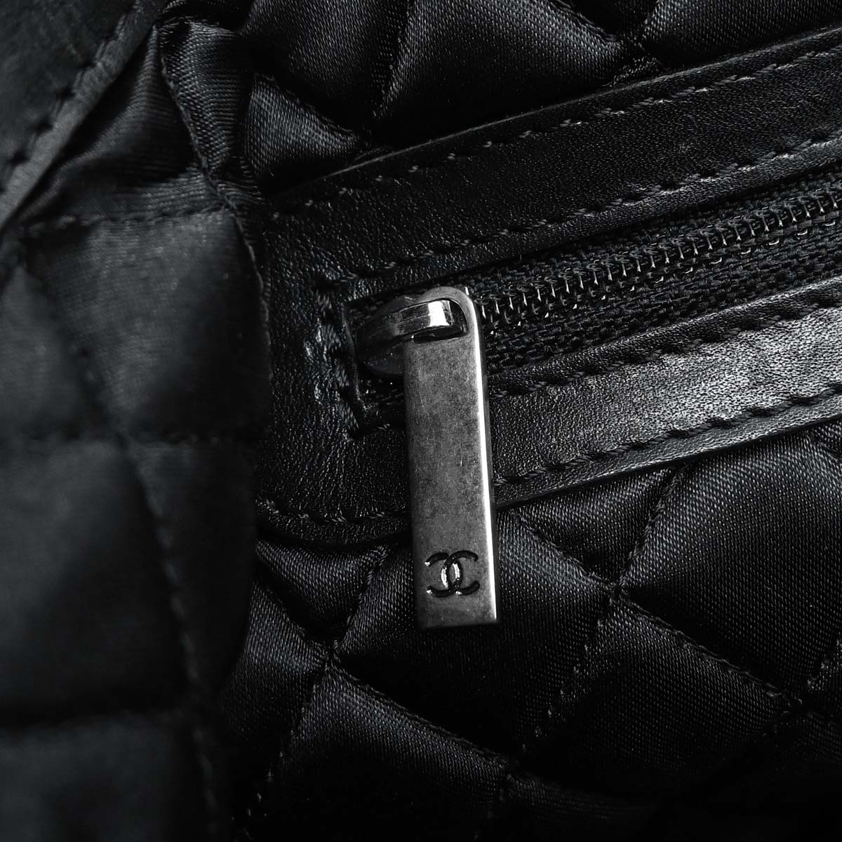 Chanel Black Calfskin Country Ride Doctor Bag Handbag