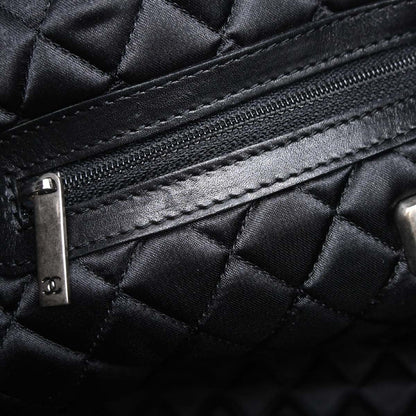 Chanel Black Calfskin Country Ride Doctor Bag Handbag