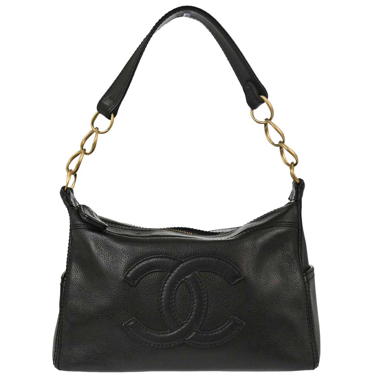 Chanel 2003-2004 Black Caviar Handbag