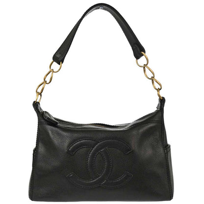 Chanel 2003-2004 Black Caviar Handbag
