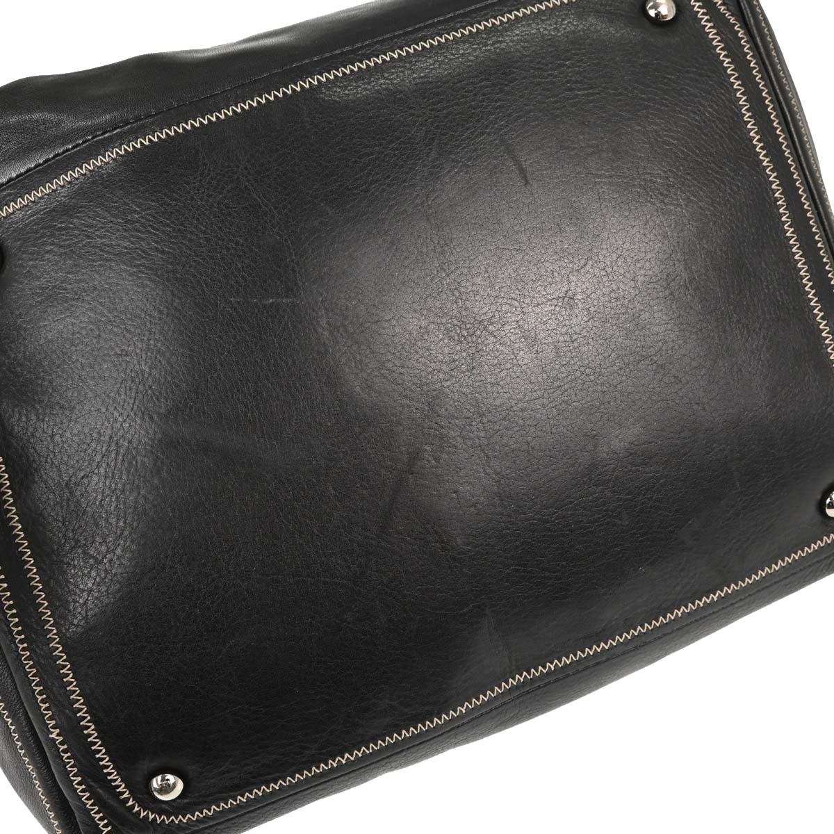Chanel 2003-2004 Black Lambskin Stitch Handbag