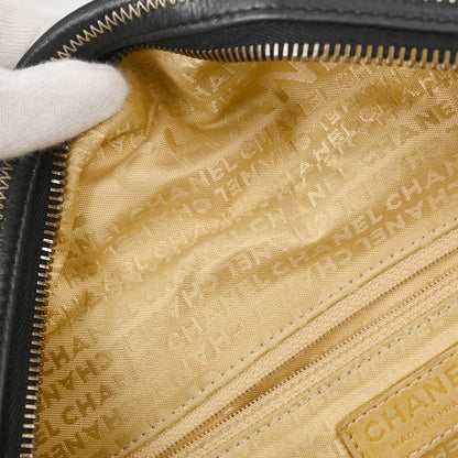 Chanel 2003-2004 Black Lambskin Stitch Handbag