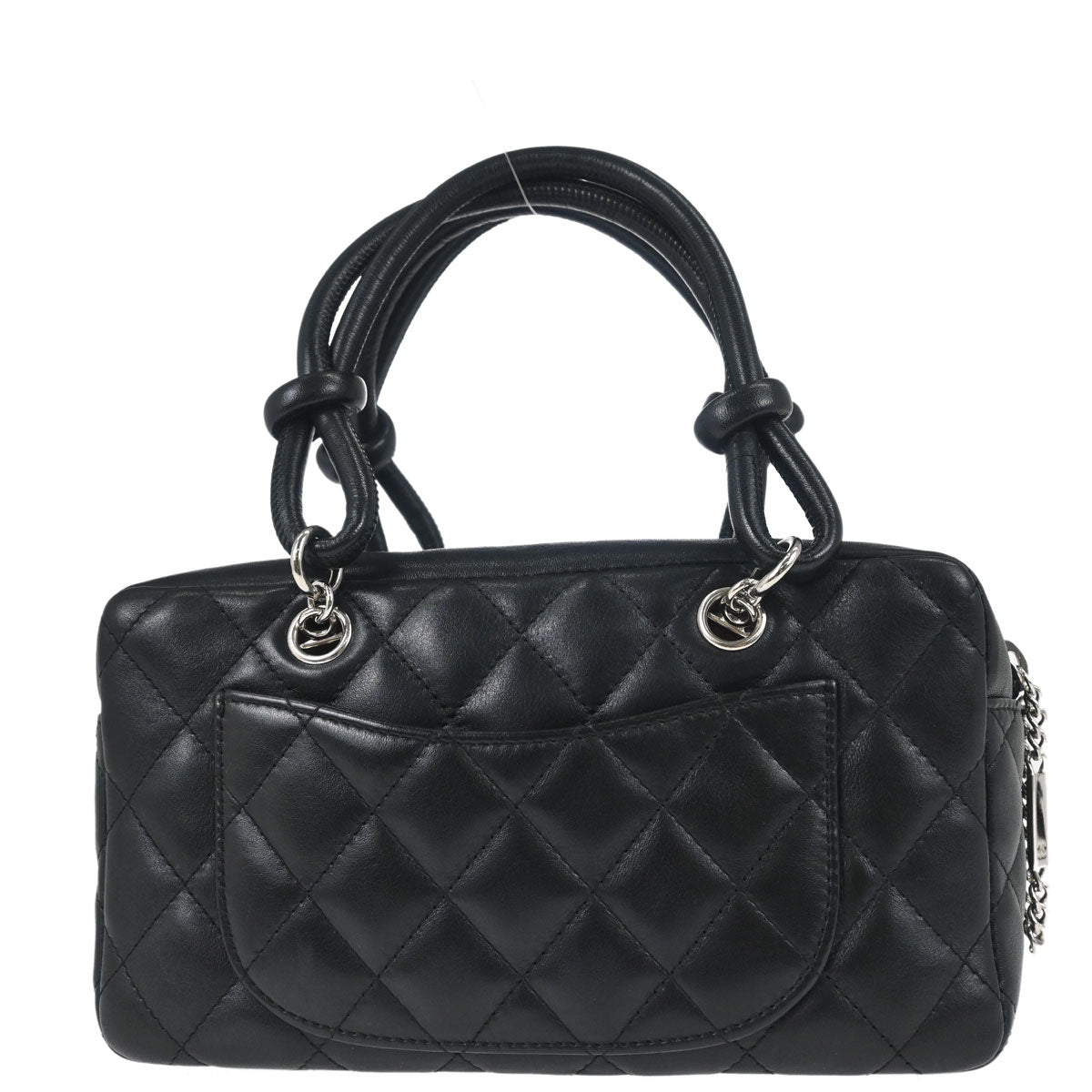 Chanel Black Calfskin Cambon Ligne Handbag