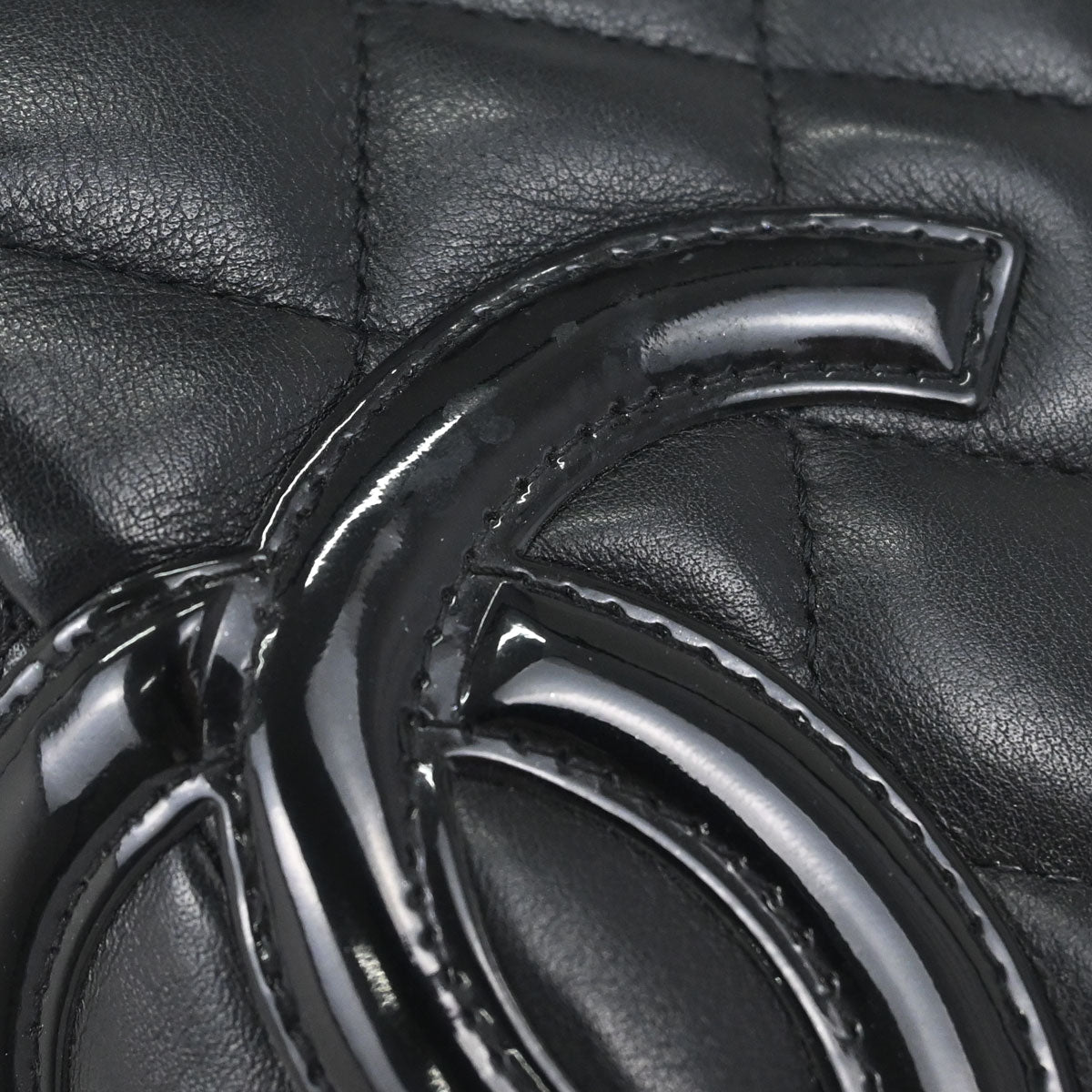 Chanel Black Calfskin Cambon Ligne Handbag