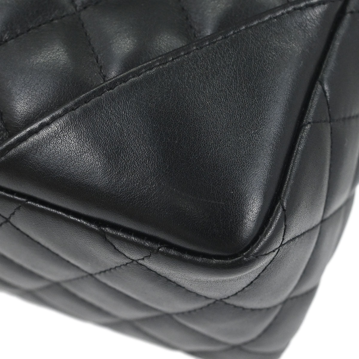 Chanel Black Calfskin Cambon Ligne Handbag