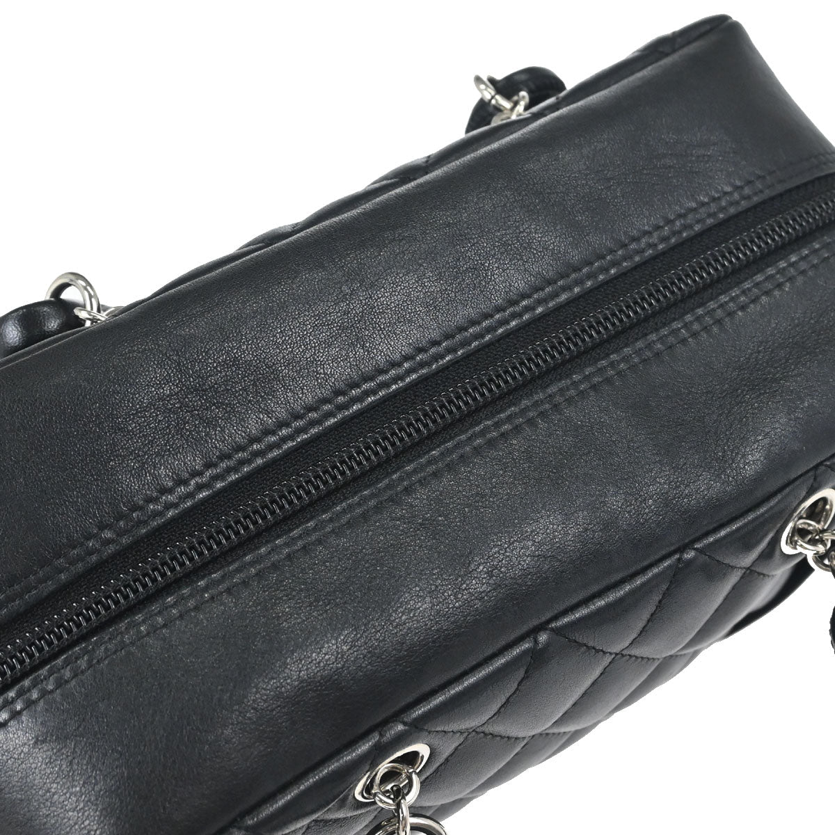 Chanel Black Calfskin Cambon Ligne Handbag