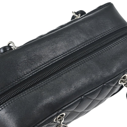 Chanel Black Calfskin Cambon Ligne Handbag