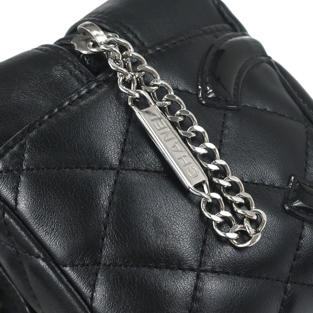 Chanel Black Calfskin Cambon Ligne Handbag