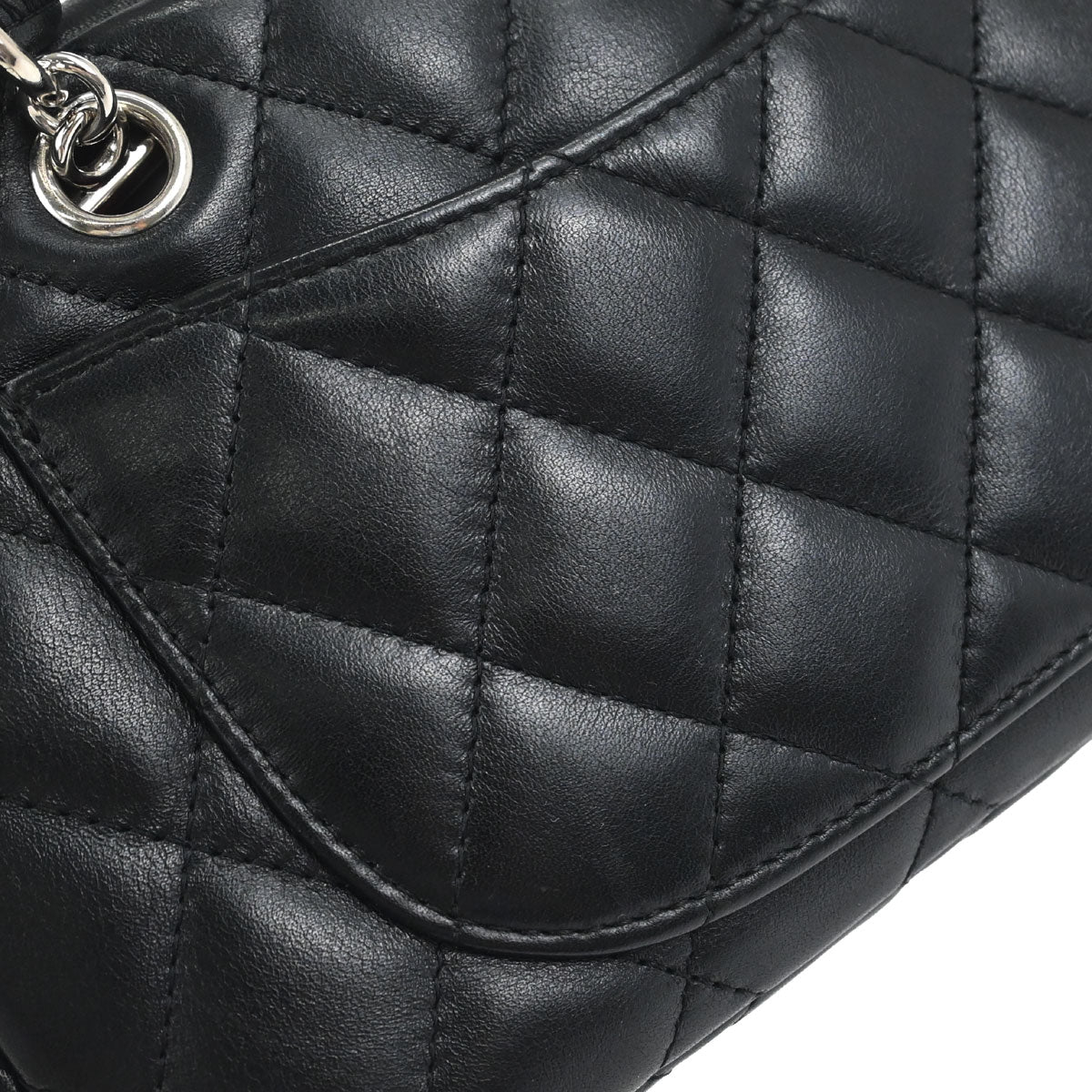 Chanel Black Calfskin Cambon Ligne Handbag