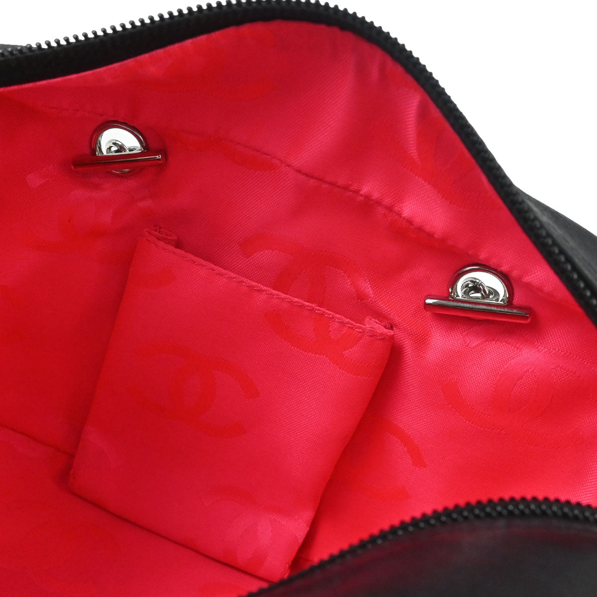 Chanel Black Calfskin Cambon Ligne Handbag
