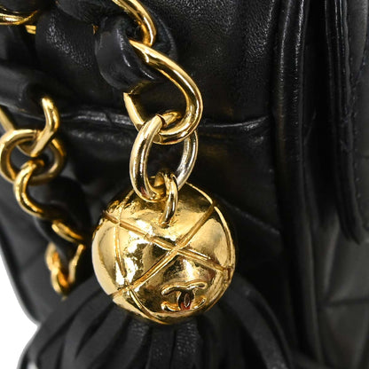 Chanel Black Lambskin Camera Bag Mini