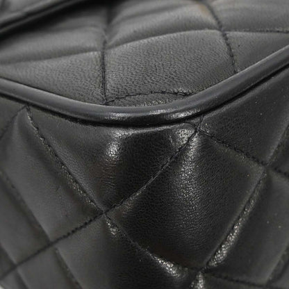 Chanel Black Lambskin Camera Bag Mini