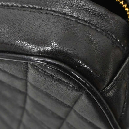 Chanel Black Lambskin Camera Bag Mini