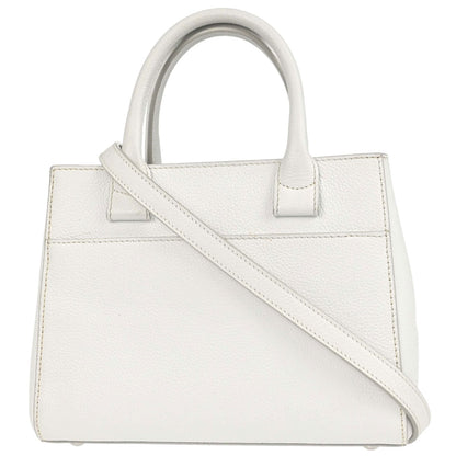 Chanel White Calfskin Neo Executive Cerf 2way Shoulder Tote Bag