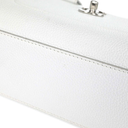 Chanel White Calfskin Neo Executive Cerf 2way Shoulder Tote Bag