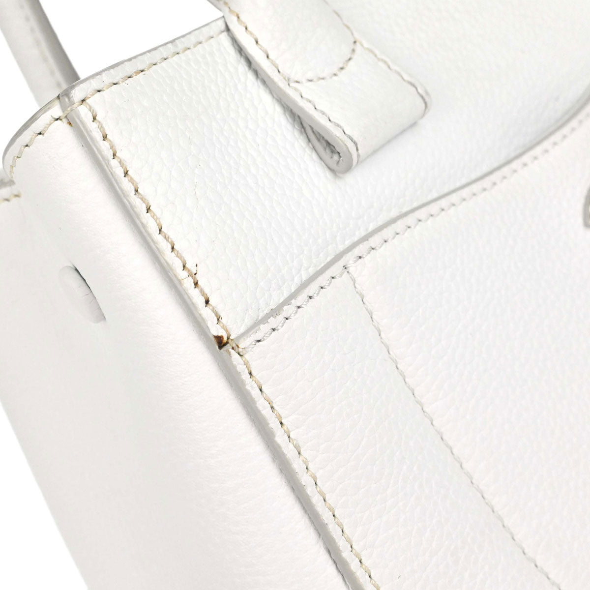 Chanel White Calfskin Neo Executive Cerf 2way Shoulder Tote Bag